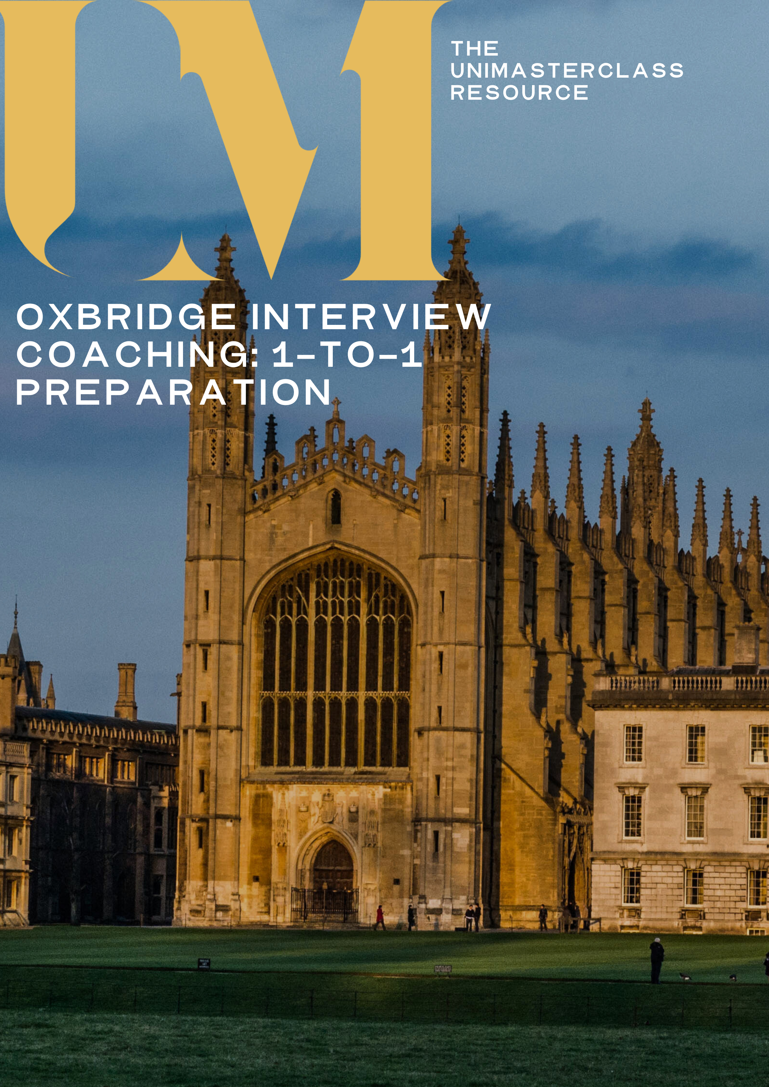 THE OXBRIDGE INTERVIEW PREPARATION PROGRAMME